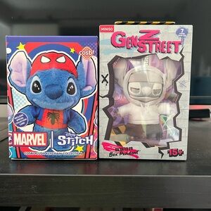 2 Stitch Plush Keychain Blind Boxes